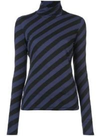 Proenza Schouler White Label PSWL Diagonal Stripe Turtleneck at Farfetch